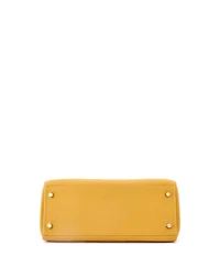 Pre-Owned Hermes Kelly 28 Handbag Yellow Togo with Gold Hardware