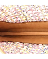 Pre-Owned Hermes 31 Trim Duo Bag Printed Silk and Leather