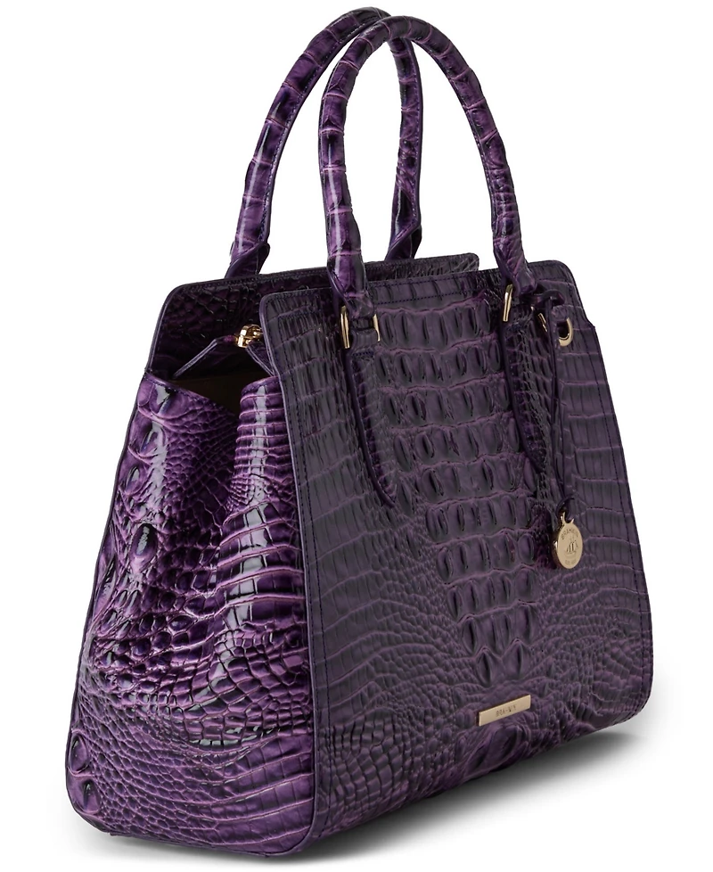 Brahmin Women's Finley Leather Large Satchel Bag