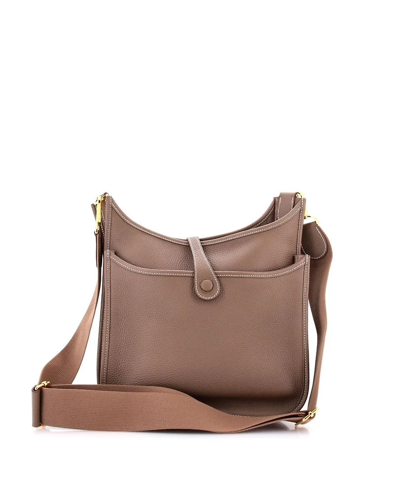 Pre-Owned Hermes Pm Evelyne Bag Gen Iii Clemence