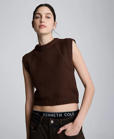 Kenneth Cole Crewneck Sleeveless Sweater Vest