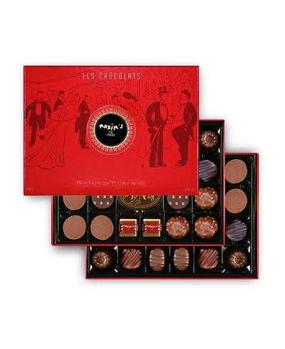 Maxim's De Paris Holiday Gourmet Chocolate Assortment, 44 pc