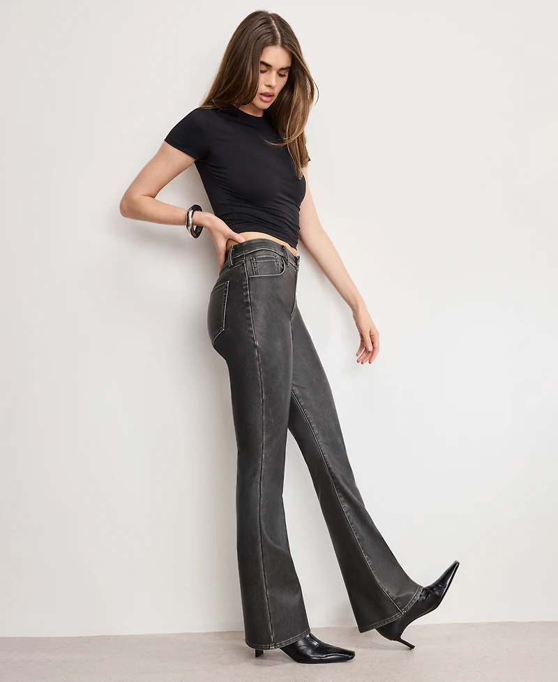Good American Women's Classic Bootcut Jeans