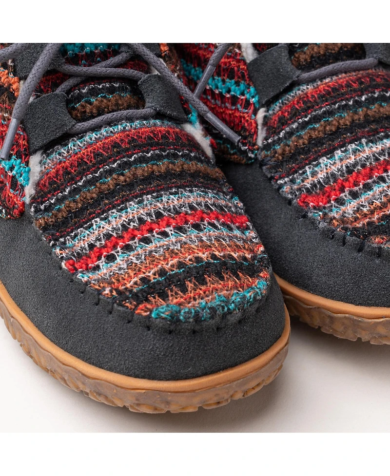 Minnetonka Women's Torrey Lace-up Slipper Booties