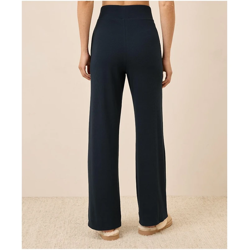 Pact Women's Dream Rib Wide Leg Lounge Pant