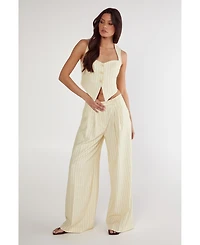 Nasty Gal Women's Pinstripe Tailored Vest