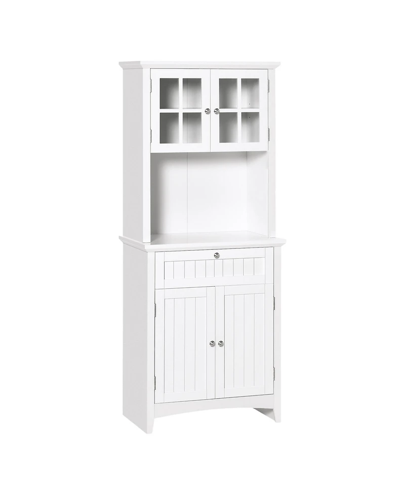 Slickblue Adjustable Shelves Kitchen Storage Cabinet Space-Saving Solution for Organized Kitchens