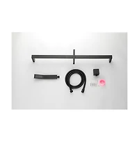 Rainsken Handheld Shower with 28-Inch Slide Bar and 59-Inch Hose