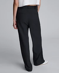 Kenneth Cole Women's Heathered Wide Leg Pants