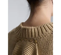 Kenneth Cole Women's Sleeveless Detachable Scarf Sweater