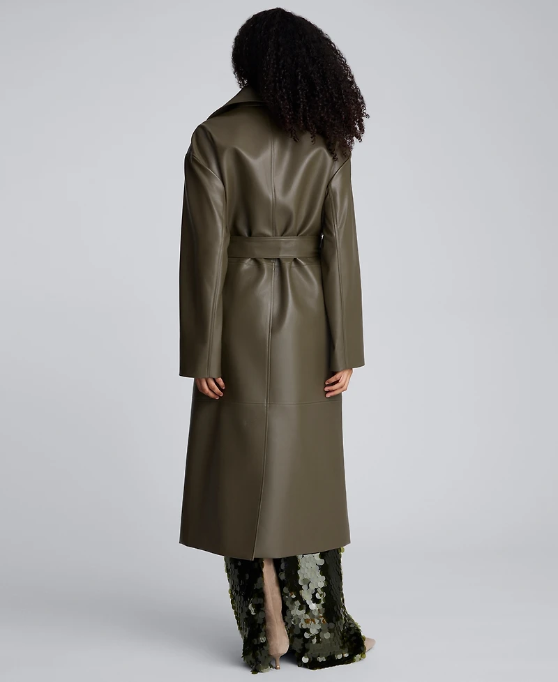 Kenneth Cole Women's Belted Trench Jacket