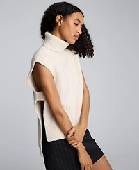 Kenneth Cole Women's Turtle Neck Sleeveless Sweater