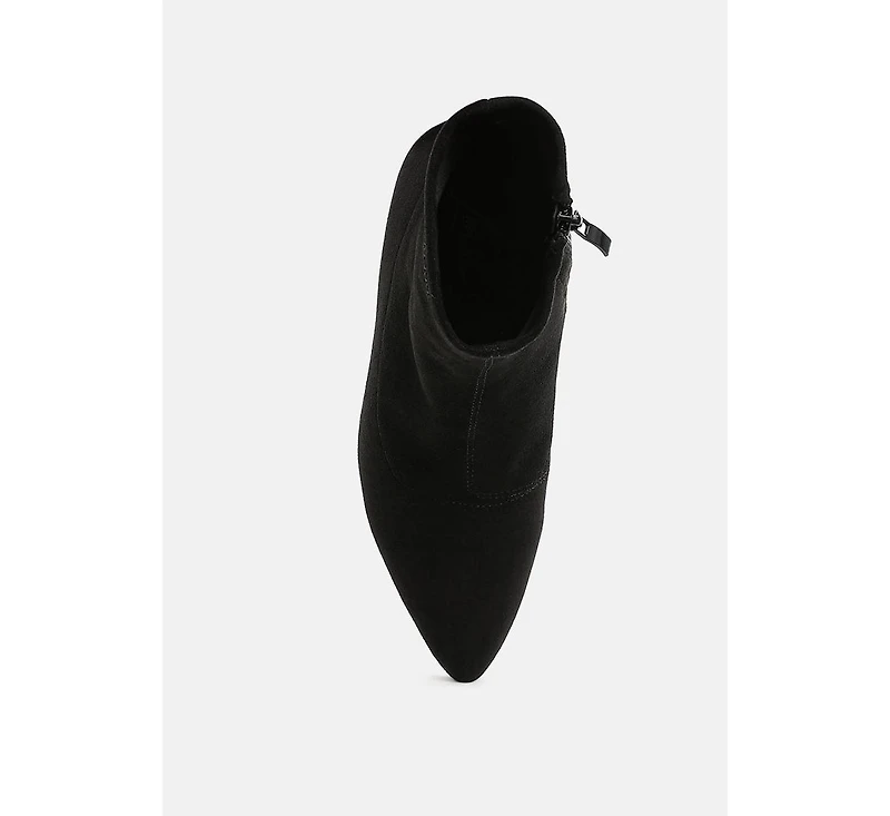 Yara Microfiber Wedge Sock Boots Women