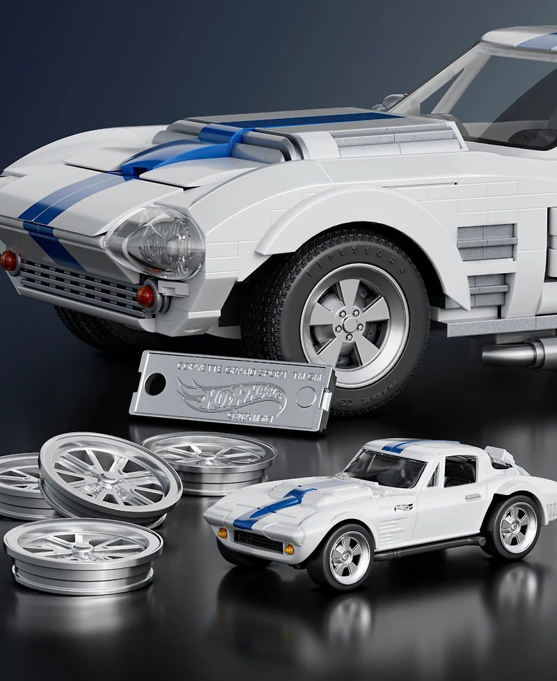 Mega Bloks Hot Wheels Corvette Grand Sport Building Toy Kit