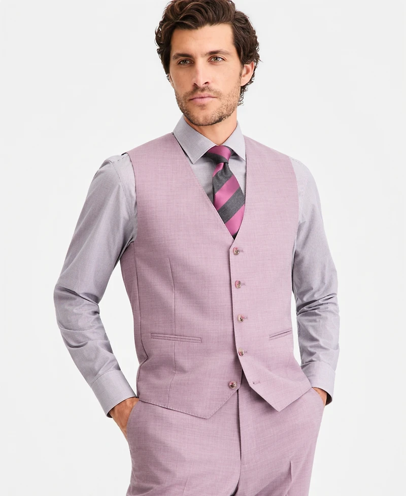 Tayion Collection Men's Classic-Fit Suit Separate Vest