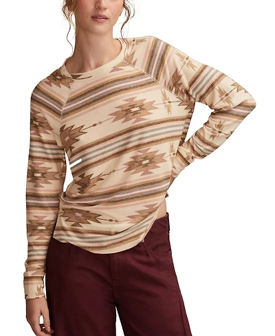 Lucky Brand Women's Cloud Long Sleeve Crew Neck Sweater