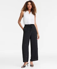 I.n.c. International Concepts Women's Embellished Drawstring Pants, Macy's Exclusive