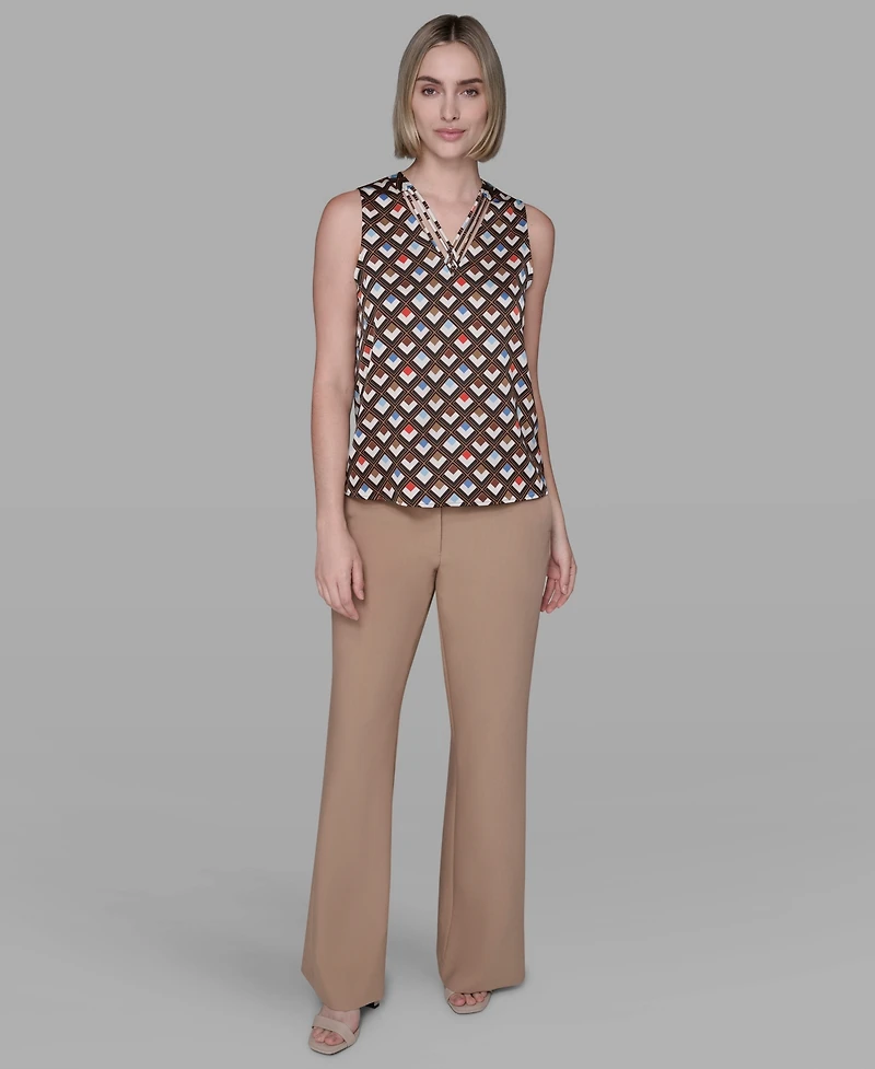 Karl Lagerfeld Paris Women's Sleeveless Top