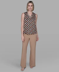 Karl Lagerfeld Paris Women's Sleeveless Top