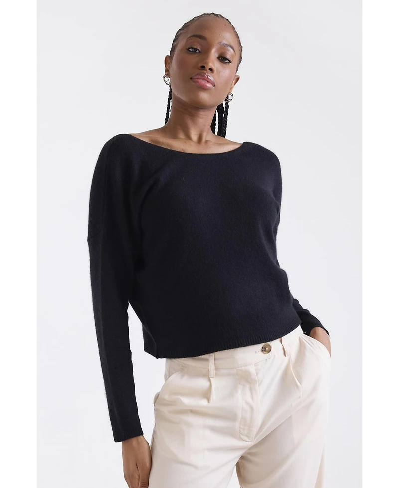 1982 Women's Leyla Low Back Cashmere Sweater