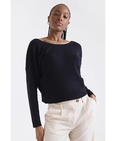 1982 Women's Leyla Low Back Cashmere Sweater