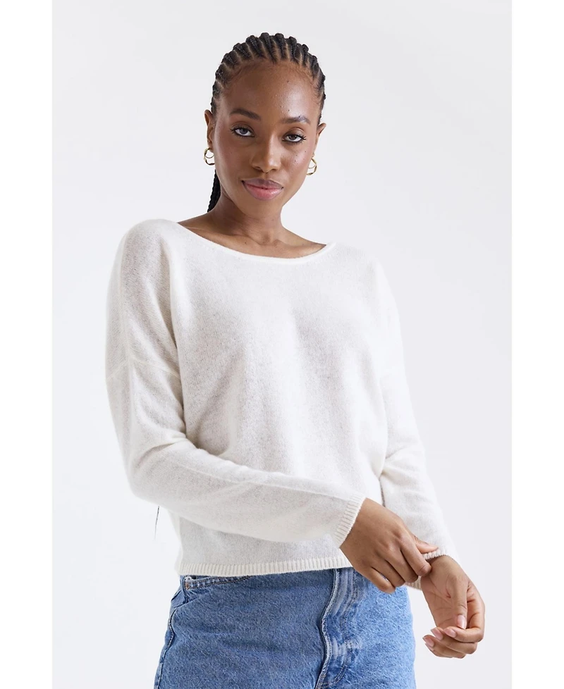 1982 Women's Leyla Low Back Cashmere Sweater