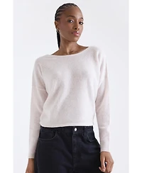 1982 Women's Leyla Low Back Cashmere Sweater
