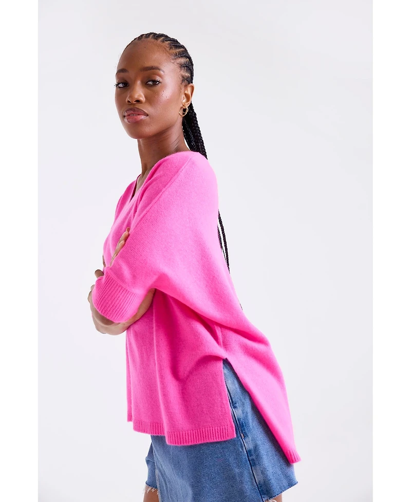 1982 Women's Venetia Vee V-Neck Cashmere Sweater