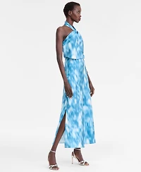 I.n.c. International Concepts Women's Printed Satin Midi Skirt, Macy's Exclusive