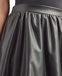 Bcx Juniors' Bubble Hem Mini A-Line Skirt