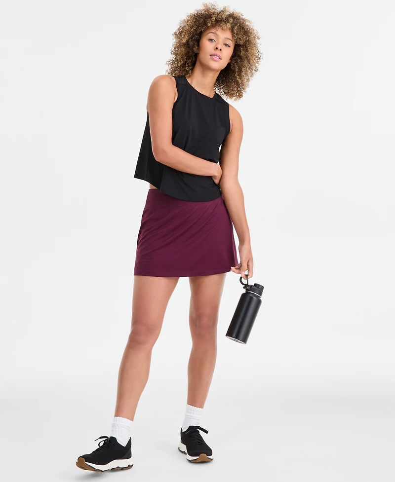Id Ideology Women's Soft Flex Performance Skort, Exclusively at Macy's
