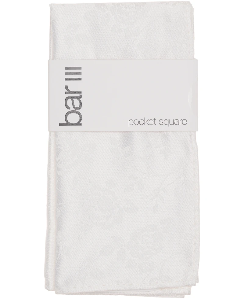 Bar Iii Mens Solid Pocket Square, Macy's Exclusive
