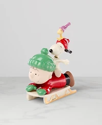 From The Vault! Lenox Snoopy Sledding Adventure Figurine, Exclusively at Macy's