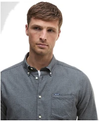 Barbour Men's Turner Tailored-Fit Micro-Houndstooth Button-Down Shirt