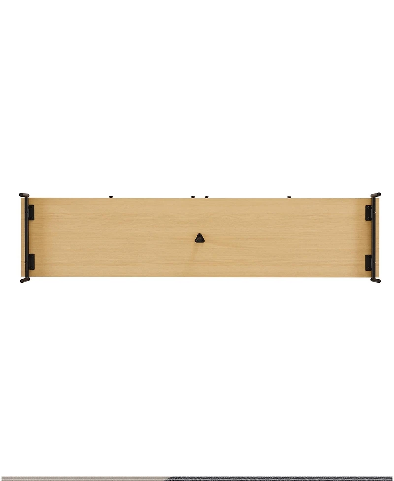 Manhattan Comfort Magnolia 70.9" Wood Modern 8-Shelf Sideboard