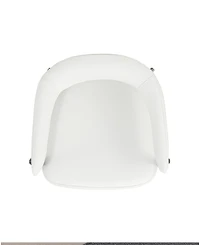 Manhattan Comfort Belle Textured 22.9" Leatherette Upholstered Dining Chair