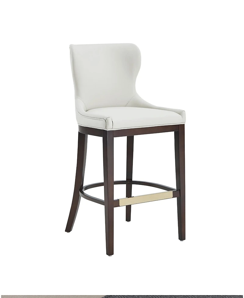 Manhattan Comfort Blair 43.9" Leatherette Upholstered Barstool