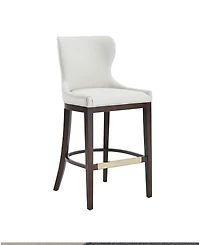 Manhattan Comfort Blair 43.9" Leatherette Upholstered Barstool