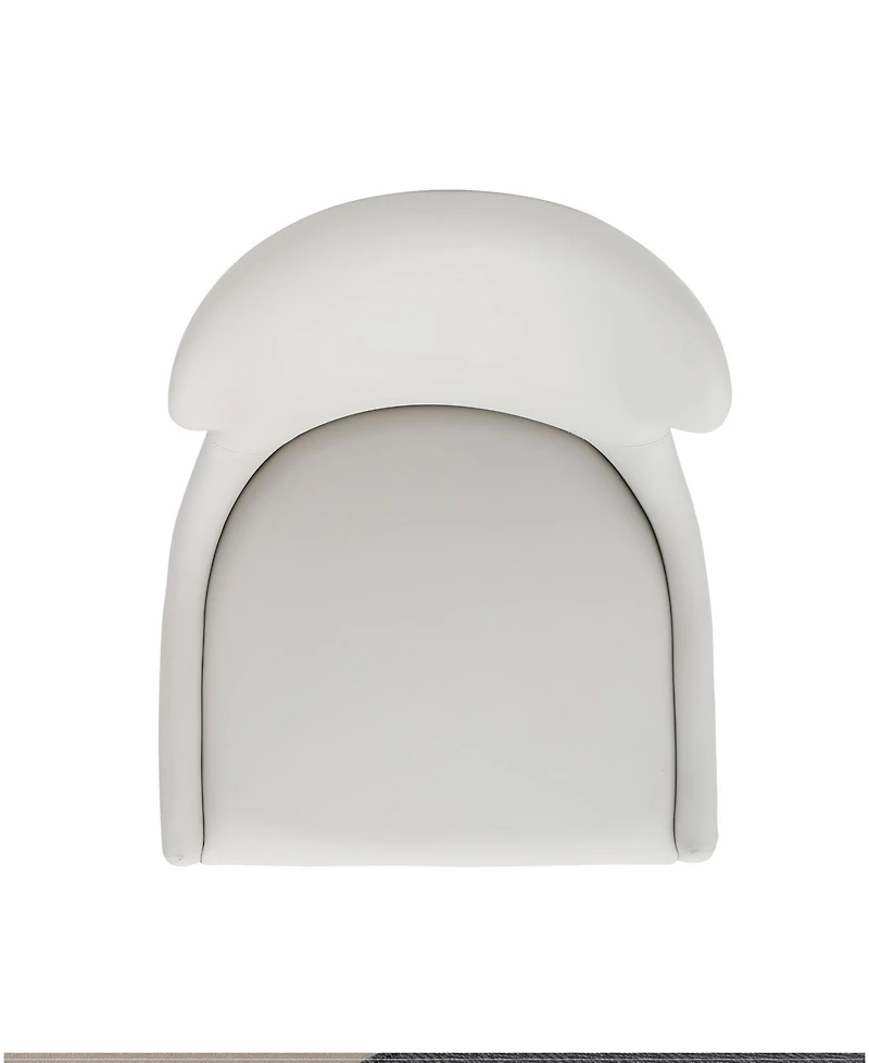 Manhattan Comfort Blair 40.9" Leatherette Upholstered Counter Stool