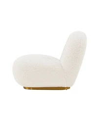 Manhattan Comfort Edina Modern 27.17" Boucle Fabric Upholstered Accent Chair