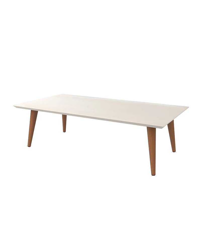 Manhattan Comfort Utopia 17.52" Wood Low Rectangle Coffee Table