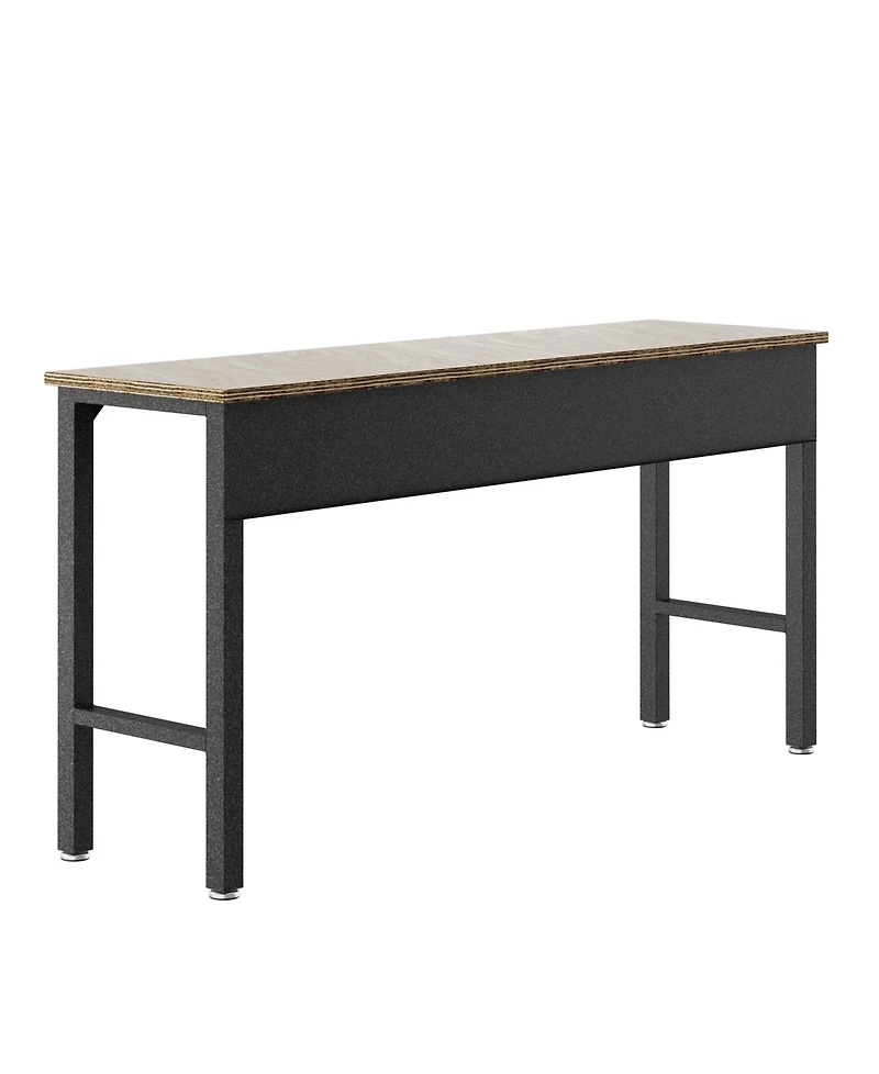 Manhattan Comfort Fortress 37.6" Metal Garage Table