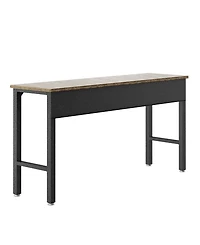 Manhattan Comfort Fortress 37.6" Metal Garage Table