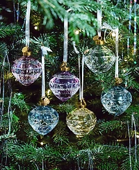 Waterford Winter Wonders Icy Blue Bauble Snowflake Ornament