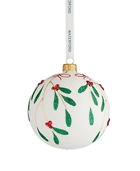 Waterford Holiday Heirlooms Mistletoe Bauble Ornament