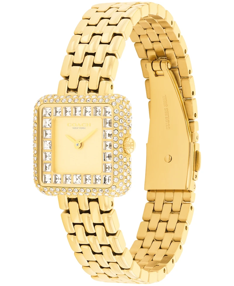 Coach Women's Cass Gold Tone Stainless Steel Bracelet Watch 24mm