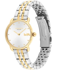 Coach Women's Elliot Two Tone Stainless Steel Bracelet Watch, 28mm