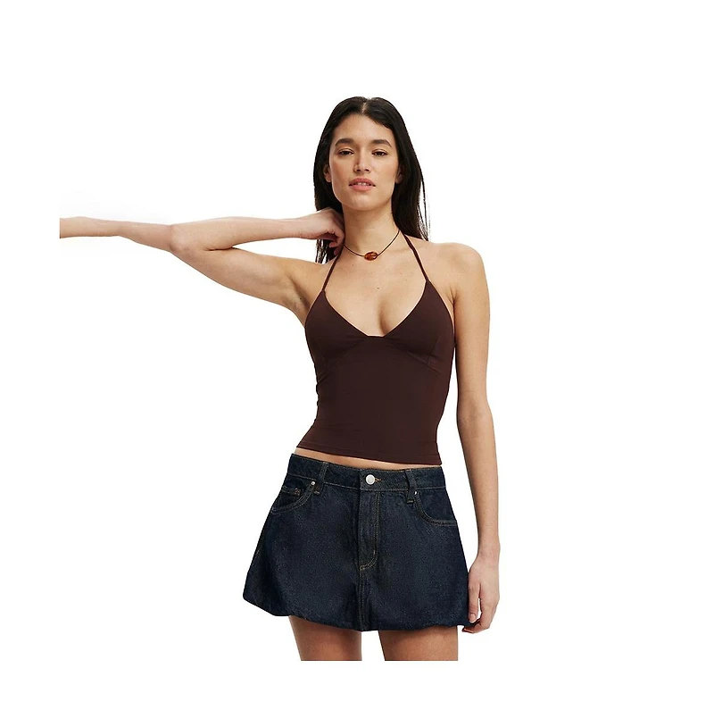 Cotton On Women's Bubble Denim Skirt