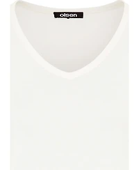 Olsen Women's Basic V-Neck