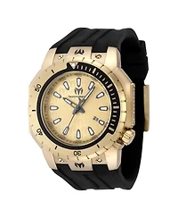 Technomarine's Men's Tm-224010 Manta Sea Quartz 3 Hand Gold Dial Watch